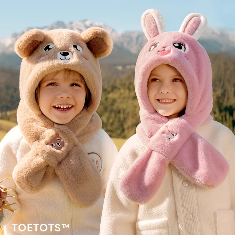 Bonnet d'hiver câlin d'animal