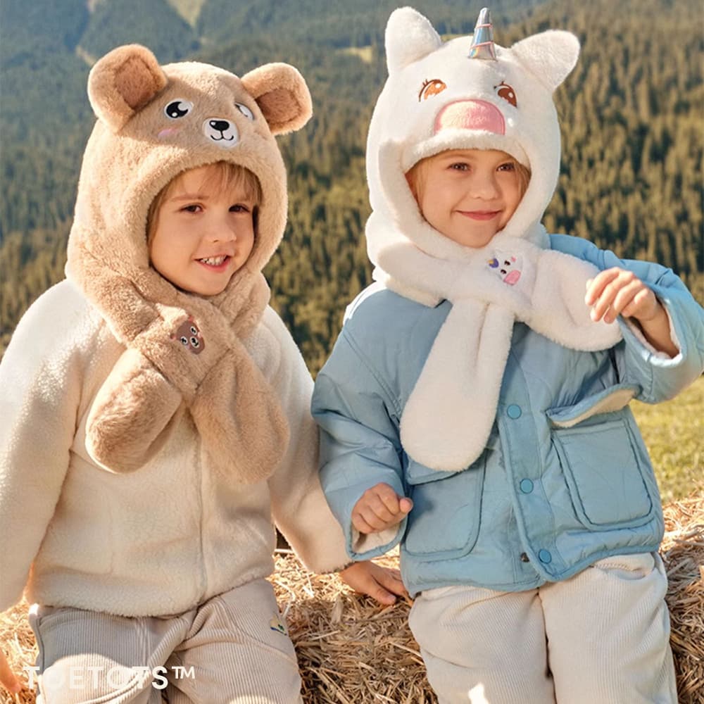 Bonnet d'hiver câlin d'animal