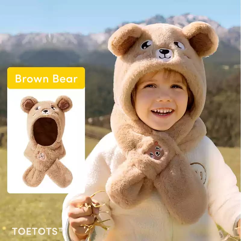 Bonnet d'hiver câlin d'animal