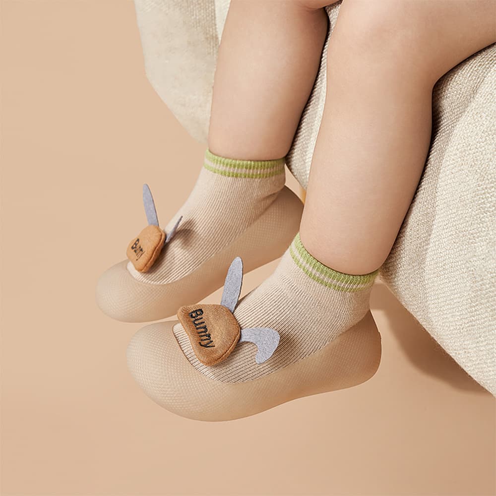 Chaussons-Chaussettes Antidérapants Lapin pour Tout-Petits