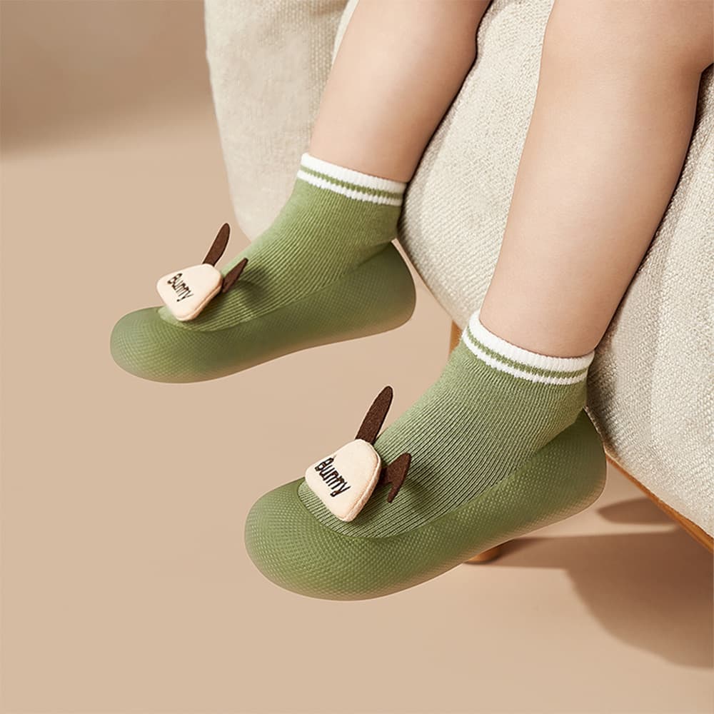 Chaussons-Chaussettes Antidérapants Lapin pour Tout-Petits