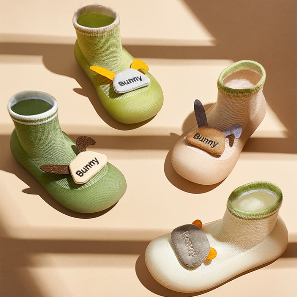 Chaussons-Chaussettes Antidérapants Lapin pour Tout-Petits