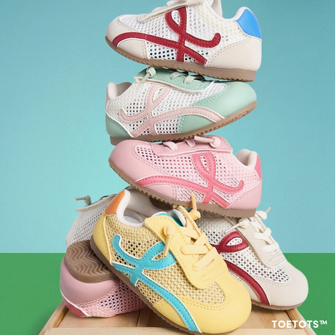 Loopie Air Kids Sneakers | Breathable Barefoot Toddler Shoes display picture 1