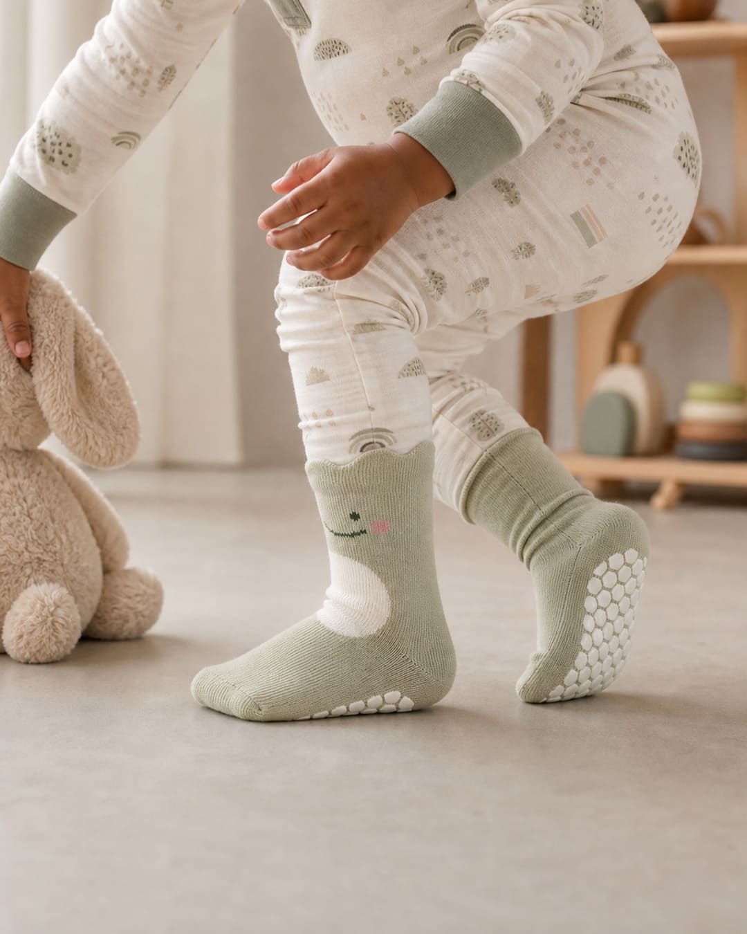 SoftNest – Toddler Grip Socks