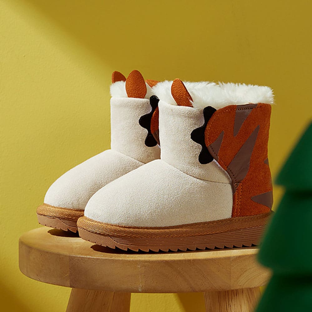 Wholesale Custom Children Winter Boots Warm Wool Lining Toddler Waterproof top Kids