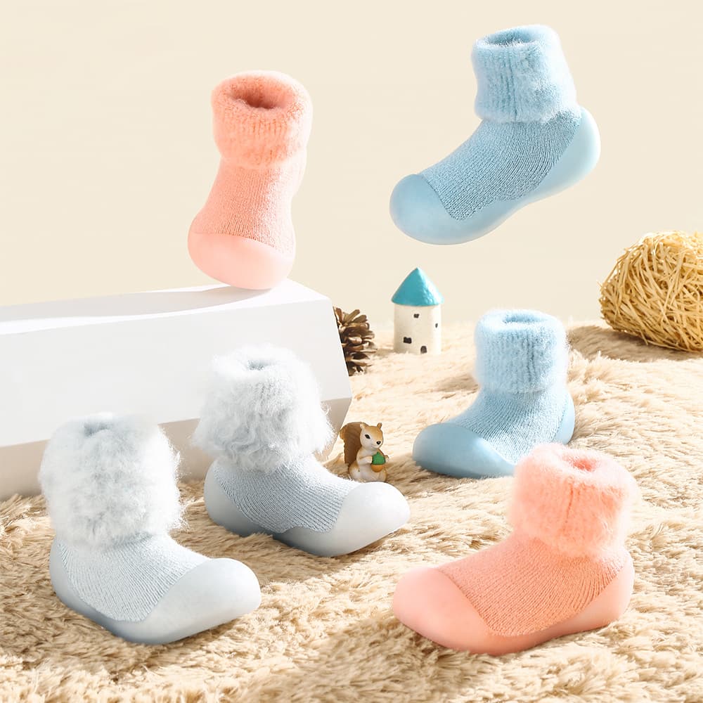 Lil Warmers - أحذية جورب مضادة للانزلاق للأطفال الصغار