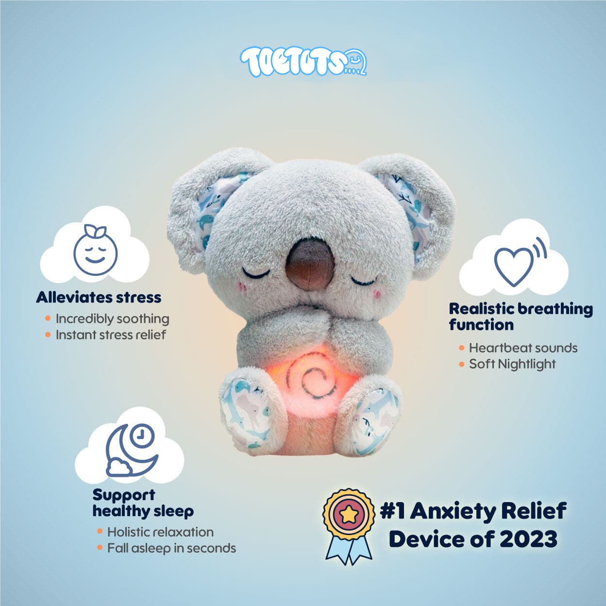 High quality Toreba Dozing Off Koala Plush